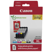 Canon 0332C006 Value Pack Cartuccia d'Inchiostro Originale Resa Elevata Nero Ciano Magenta Giallo colore Nero Ciano Magenta Giallo