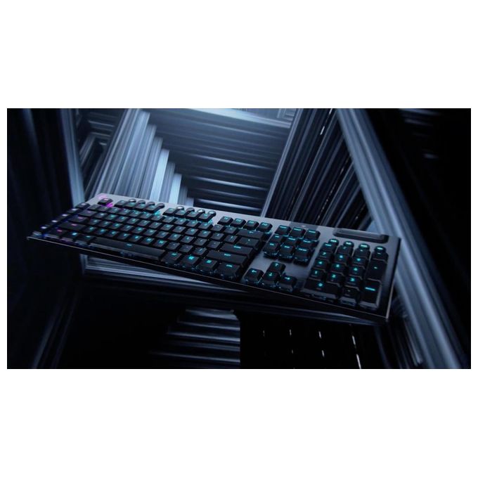 Logitech G 920-008910 Tastiera Gaming Wireless Bluetooth QWERTY Retroilluminata Carbonio