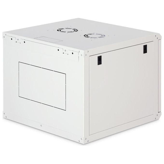 Digitus Armadio Rack 19'' 12 Unita' da Muro 505x600x600 Grigio Porta Vetro