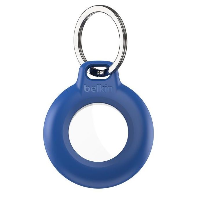 Belkin Supporto Impermeabile per Apple Airtag con Portachiavi Blue
