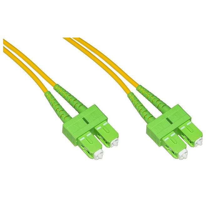 Link cavo fibra ottica apc sc a apc sc singlemode duplex  mt.3