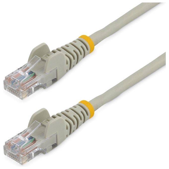 StarTech Cable Cavo Patch Utp Cat5e Rj45 Antigroviglio 3mt Grigio