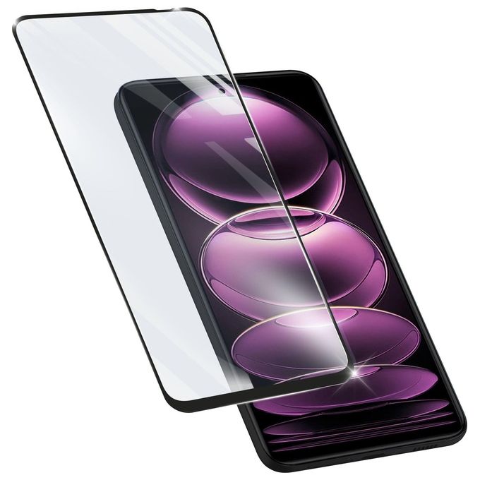 Cellularline TEMPGCABXIRN12P5GK Impact Glass Capsule Pellicola Vetro Temperato 9H 2,5D per Xiaomi Redmi Note 12 Pro 5G e Note 12 Pro+ 5G