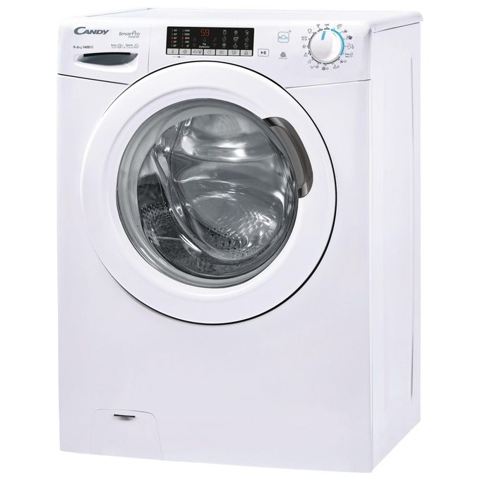 Candy CSOW4966TWM-1-S Smart Pro Inverter Lavasciuga Caricamento Frontale 9-6 Kg 1400 rpm Classe A Inverter Wi-Fi Vapore (85x60x58 cm) colore Bianco