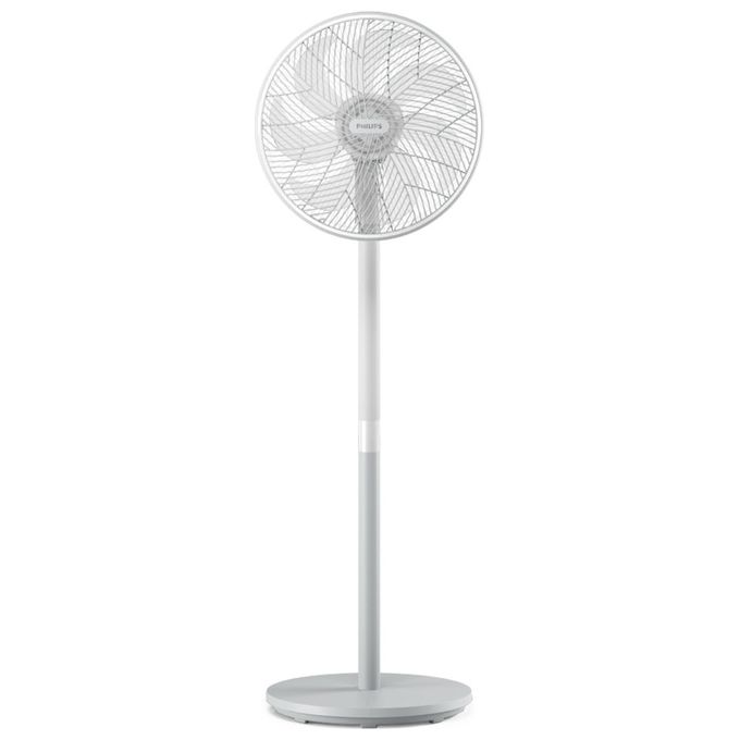 Philips CX2550-00 Serie 2000 Ventilatore a Piantana 40 cm 2562 m³-h 19 dB SilentWings 3 Velocita' Timer 12h colore Grigio