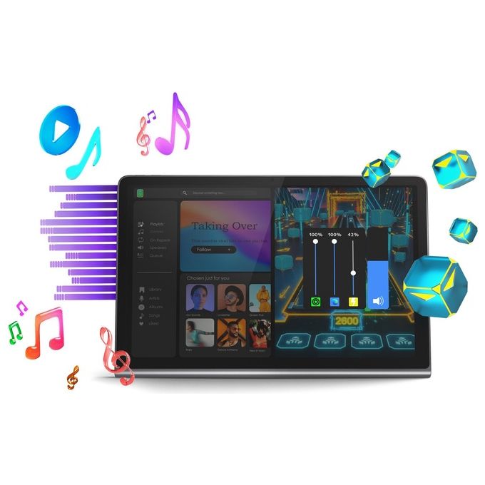 Lenovo ZADX0091SE Tab Plus Tablet Android 11.5'' 2K MediaTek Helio G99 8 GB RAM 128 GB WiFi 5 Audio JBL Dolby Atmos colore Grigio