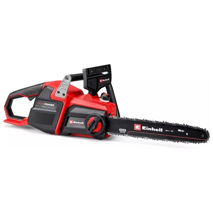 Einhell GP-LC 36-40 LI BL Elettrosega a Batteria Brushless 36V 38 cm 10500 rpm Catena Oregon colore Nero Rosso