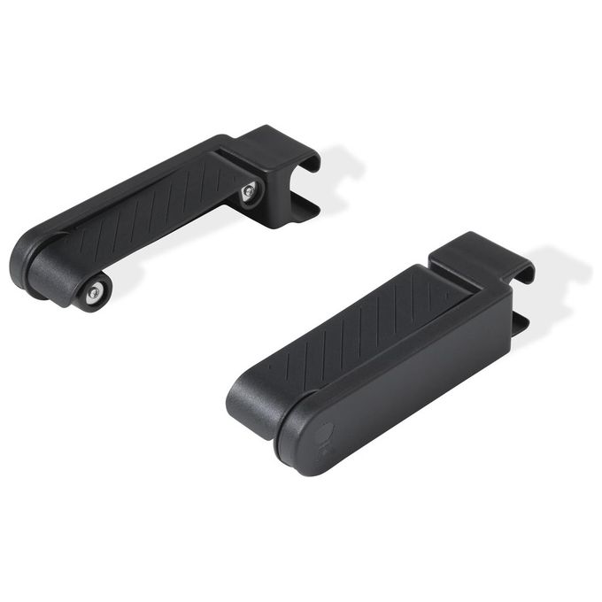 Weber 3400106 Works Kit Organizer Agganciabile per Barbecue con Porta Tovaglioli Porta Sacchetto e 4 Ganci per Utensili colore Nero