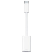 Apple MUQX3ZM-A Adattatore da USB-C a Lightning Connettore USB-C Maschio e Lightning Femmina colore Bianco