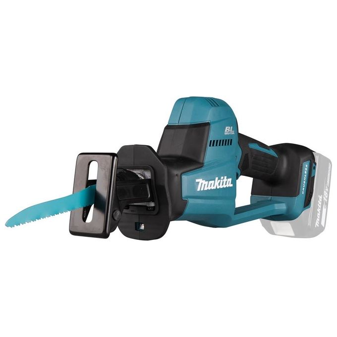 Makita DJR189ZJ Seghetto Diritto a Batteria Motore Brushless 18V Velocita' Variabile Fino a 3100 spm Luce LED Inclusa Valigetta Makpac e 3 Lame Colore Nero Blu