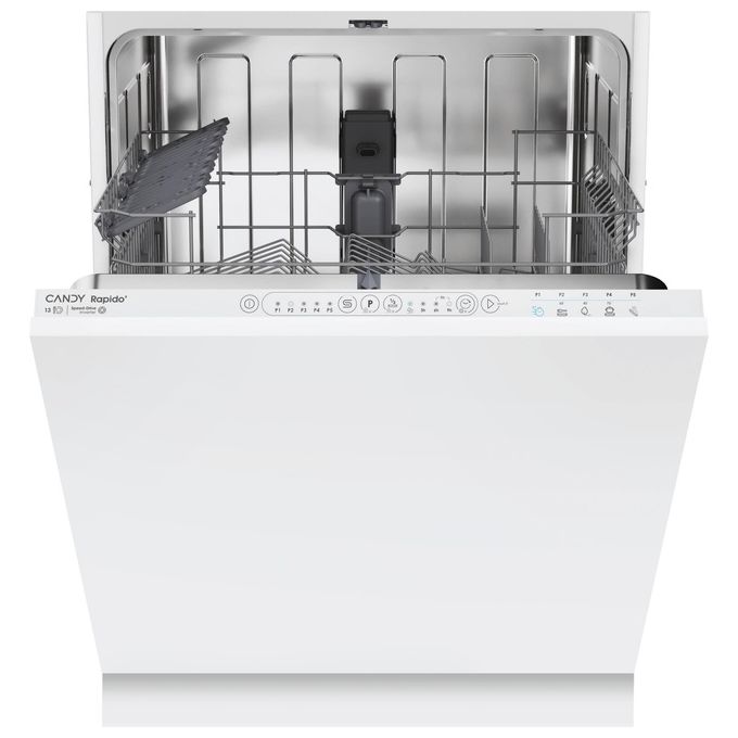 Candy CI 3E53E0W RapidÓ Lavastoviglie Incasso a Scomparsa Totale 13 coperti Classe E 53 dB 5 programmi (82x60x56 cm) colore Bianco