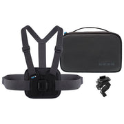 GoPro AKTAC-001 Kit Sportivo Action Cam Chesty Supporto Manubrio Reggisella Asta colore Nero