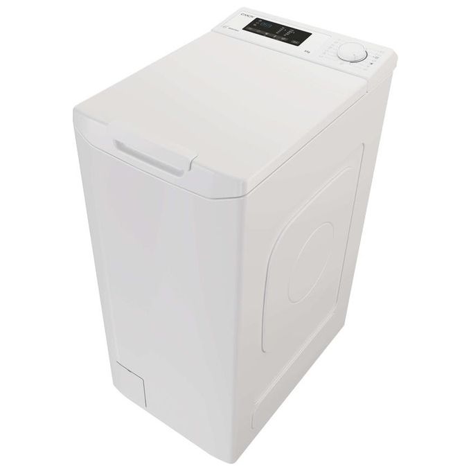 Candy TCA263D3-S Prowash 300 - Lavatrice a carica dall'alto 6 kg, 1200 rpm, Classe C, Wi-Fi, Cicli rapidi 14-59 min, AI Weight Sense, (86×41×60 cm), Bianco