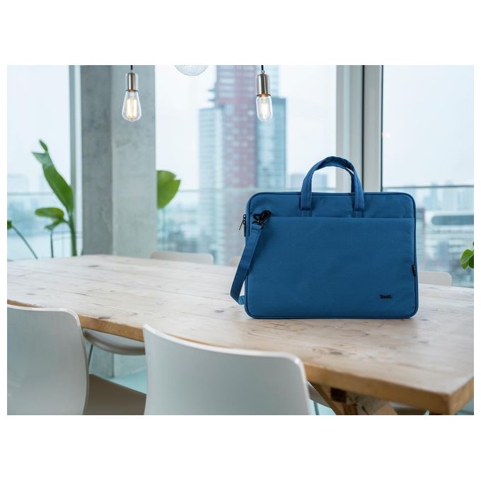 Trust Bologna Borsa per Notebook 16'' Valigetta Ventiquattrore Blu
