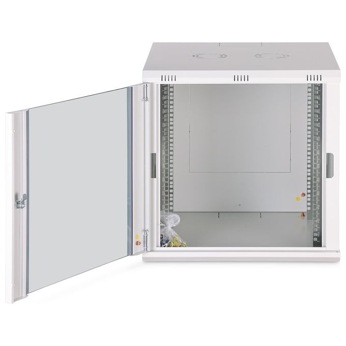 Digitus Armadio Rack 19'' 12 Unita' da Muro 638x600x600 Grigio Porta Vetro