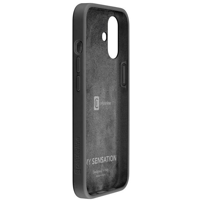 Cellular Line Cover per iPhone 16 Sensation Nero