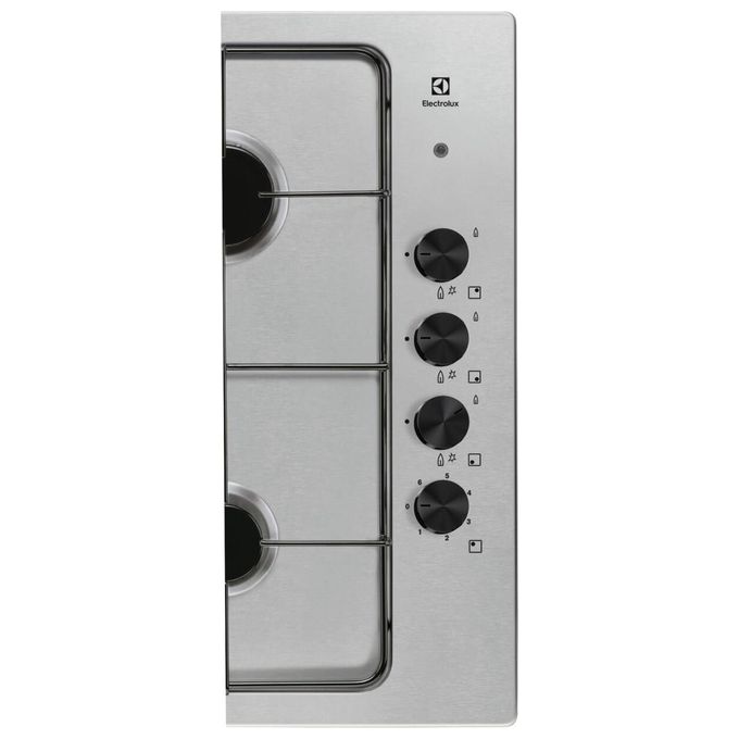 Electrolux EGL62821OX Serie 300 Piano cottura Misto 60 cm 3 fuochi gas 1 piastra elettrica 1000 W Sicurgas colore Inox