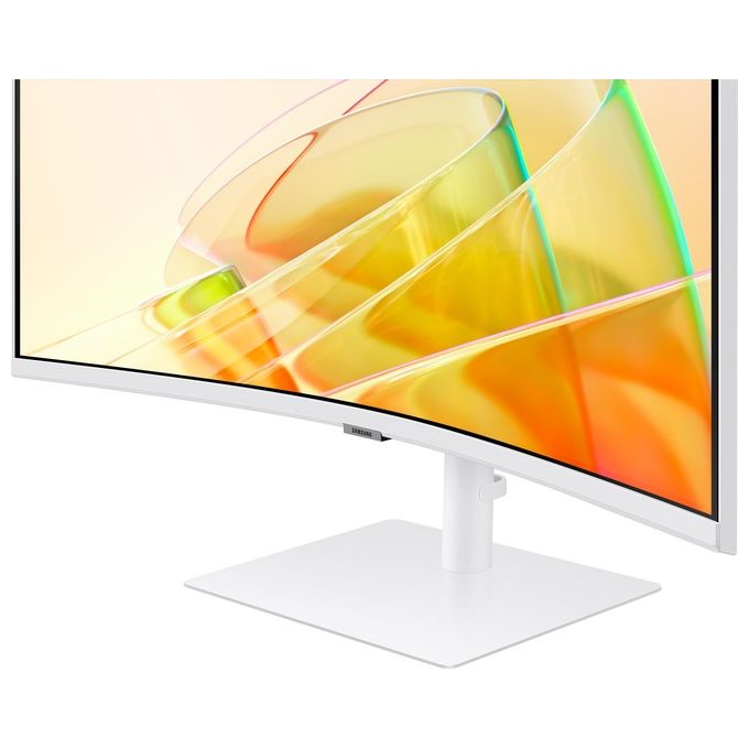 Samsung LS34C650TAUXEN ViewFinity S65TC Monitor PC 34'' WQHD 3440x1440 VA Curvo 1000R 100Hz 5ms 2x Thunderbolt4 HDMI DP colore Bianco