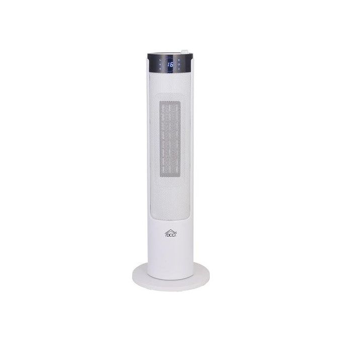 DCG Eltronic PTC5171 Termoventilatore Ceramico a Torre 2200 W Umidificatore Telecomando colore Bianco