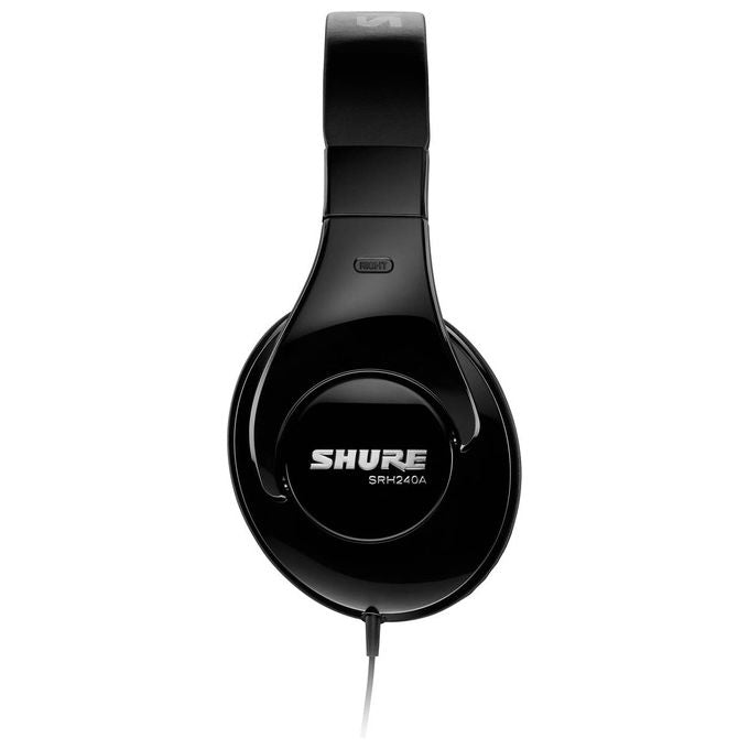 Shure SRH240A-BK-EFS Cuffie a Padiglione Circumaurali Chiuse Cablate 20 20000 Hz 38 ohm colore Nero