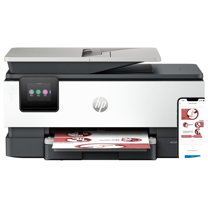 HP 40Q45B OfficeJet Pro 8132e Stampante Multifunzione a Getto d'Inchiostro Colore con Wi-Fi Ethernet Bluetooth e Stampa Fronte Retro Automatica colore Grigio