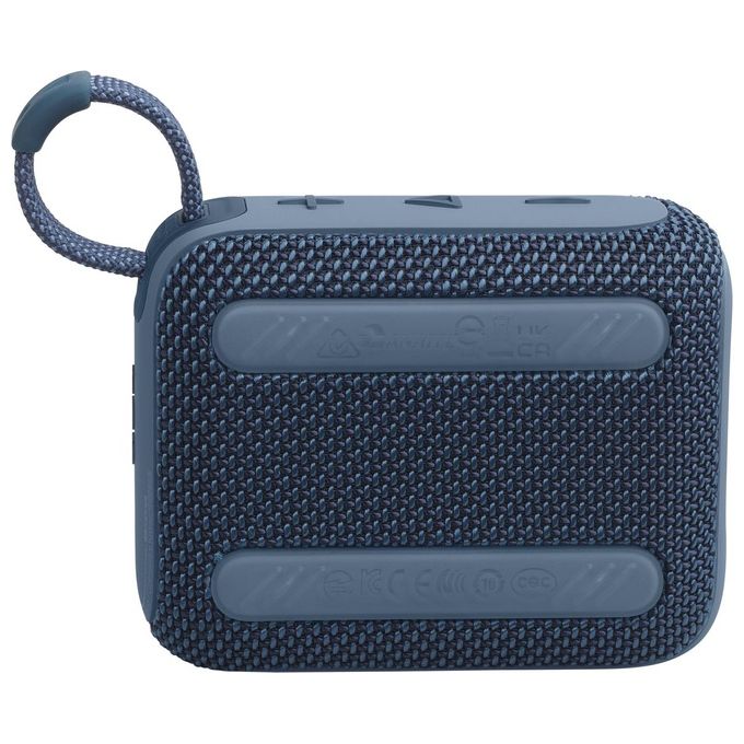 JBL JBLGO4BLU Go 4 Altoparlante Bluetooth Portatile 4.2 W IP67 Waterproof Bluetooth 5.3 Autonomia 7 h colore Blu
