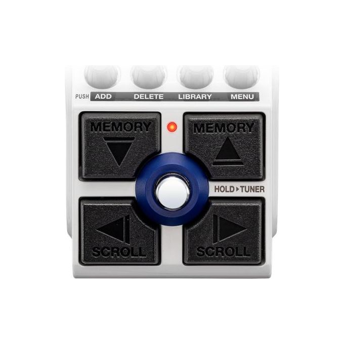 Zoom MS-50G+ Pedale Multieffetto per Chitarra 100 Effetti 2 Uscite Stereo Alimentazione USB e Batteria AA Schermo LCD a Colori colore Nero Bianco