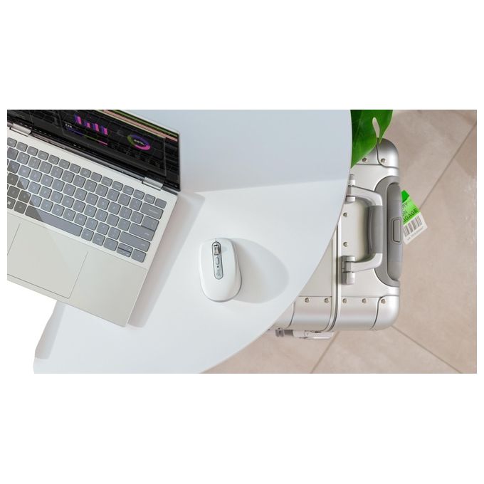 Logitech 910-006930 MX Anywhere 3S Mouse Wireless 8000 DPI Clic Silenzioso Supporto Multi-Dispositivo USB Type-C Ricaricabile Batteria Integrata colore Grigio