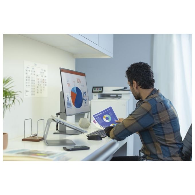 HP 3QA55A Color LaserJet Enterprise MFP M480f Stampante Multifunzione Laser A4 27 ppm colori Fronte Retro Automatico Fax USB Ethernet colore Bianco