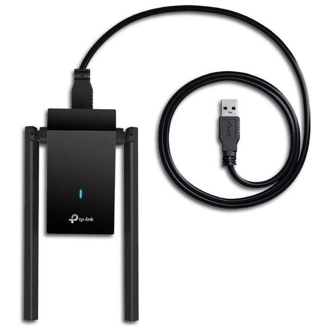 TP-Link ARCHER TX20U PLUS Adattatore USB Wi-Fi 6 AX1800 Dual Band MU-MIMO OFDMA 2 Antenne Esterne colore Nero