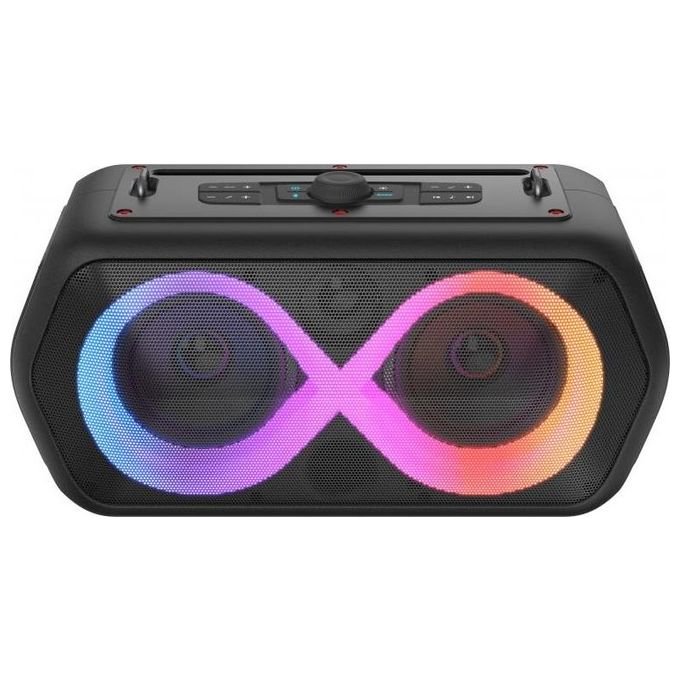 New Majestic 116139 BK FIRE 39 Altoparlante da festa 40 W RMS 320 W PMPO Bluetooth 5.3 TWS IPX4 colore Nero