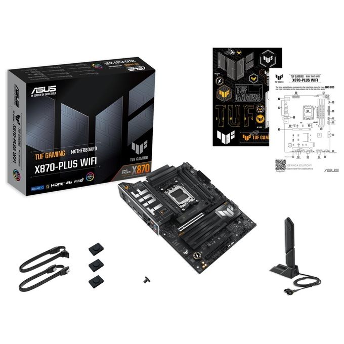 ASUS 90MB1IU0-M0EAY0 TUF GAMING X870-PLUS Scheda madre ATX Socket AM5 DDR5 PCIe 5.0 WiFi 7 USB4 colore Nero