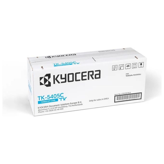 Kyocera 1T02Z6CNL0 TK-5405C Cartuccia Toner Laser per TASKalfa MA3500ci 10000 pagine colore Ciano