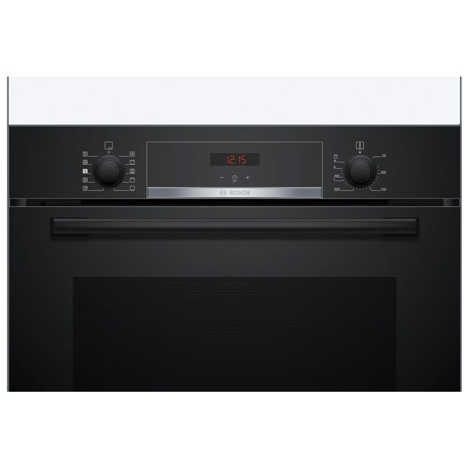 Bosch HQA534BB3 Serie 4 Forno da incasso Elettrico con Vapore 71 L Classe A+ Multifunzione Grill (59.5x59.4x54.8 cm) colore Nero