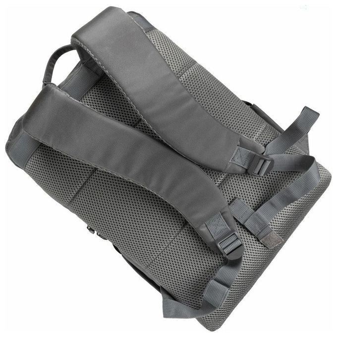 Rivacase 8267 GREY Zaino City Backpack per Notebook 17.3'' 2 Scomparti Idrorepellente Poliestere colore Grigio