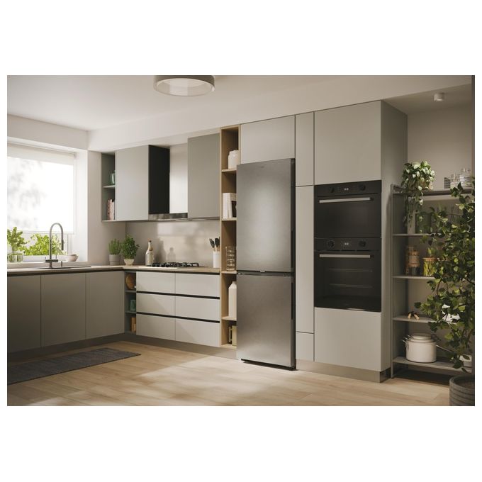 Candy CNCQ2T618EX Fresco Frigorifero Combinato 355 L 185 cm Classe E 38 dB No Frost Wi-Fi Touch colore Inox