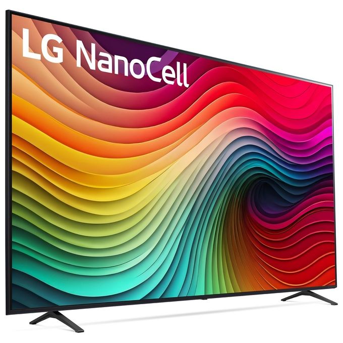 LG 86NANO81T6A NanoCell Smart TV 86'' 4K Ultra HD 120Hz HDR10 webOS 24 Game Optimizer Wi-Fi 5 colore Blu