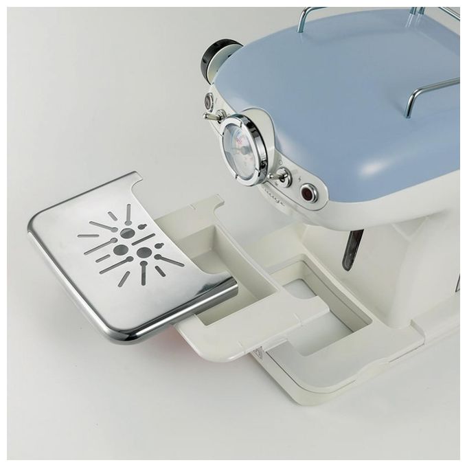 Ariete Macchina da caffe' Espresso 138915 Polvere + Cialde, Cappuccinatore, Celeste