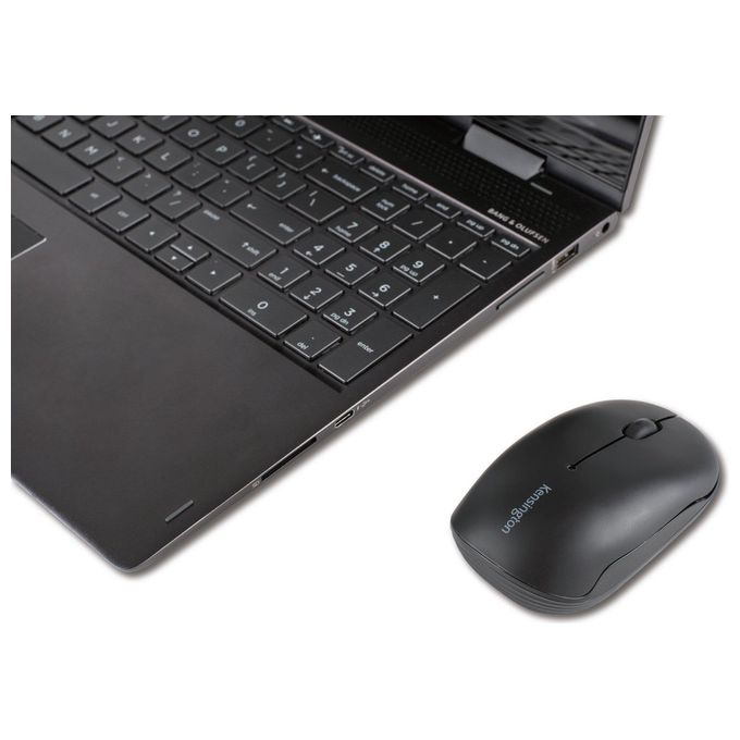 Kensington K74000WW Mouse compatto Bluetooth Pro Fit 3 tasti connettivita' Bluetooth 5.0 e 3.0 ambidestro colore Nero