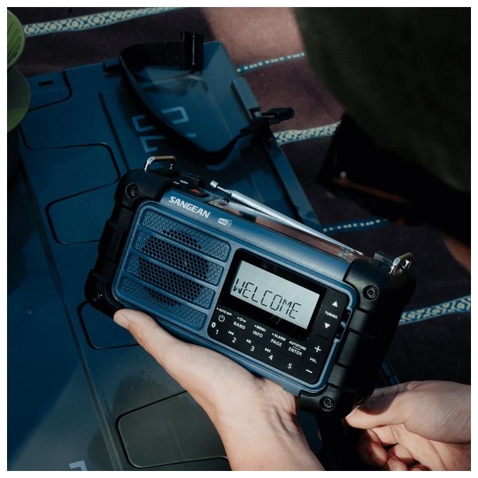 Sangean MMR-99DAB+ MMR-99 DAB Radio Portatile Digitale con DAB+ FM Bluetooth 5.0 IP55 colore Ocean Blue