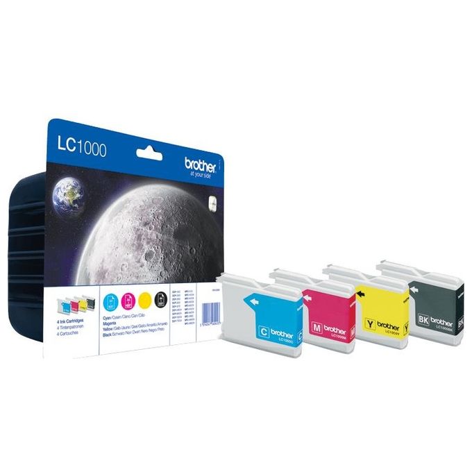 Brother Cartuccia Ink-Jet LC1000 VALBP per Multifunzione 240C-5460CN e Fax 1360-1460