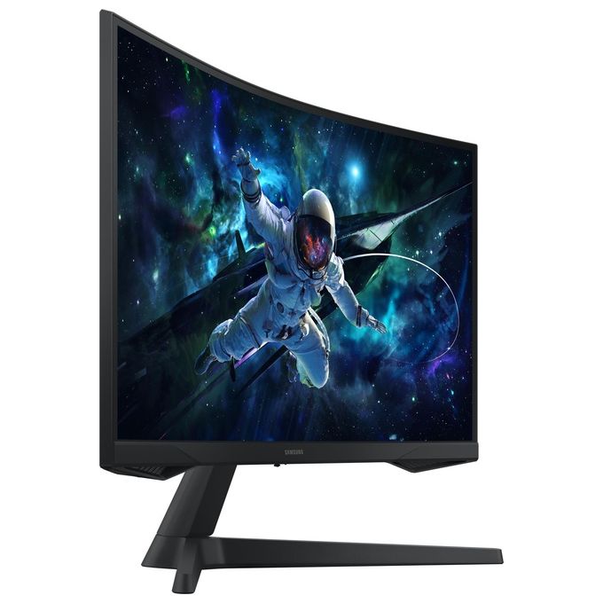 Samsung LS27CG554EUXEN Odyssey G5 Monitor Gaming Curvo 27'' QHD 2560x1440 VA 165Hz 1ms HDR10 AMD FreeSync colore Nero