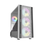 Cooler Master MB600-WGNN-S00 MasterBox 600 White Case PC Mid Tower con Vetro Temperato e Ventole ARGB Preinstallate colore Bianco