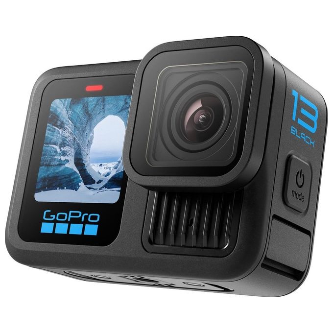 Gopro, Action Camera Hero 13 Black, 5.3K, Impermeabile 10m, Stabilizzatore HyperSmooth 6.0