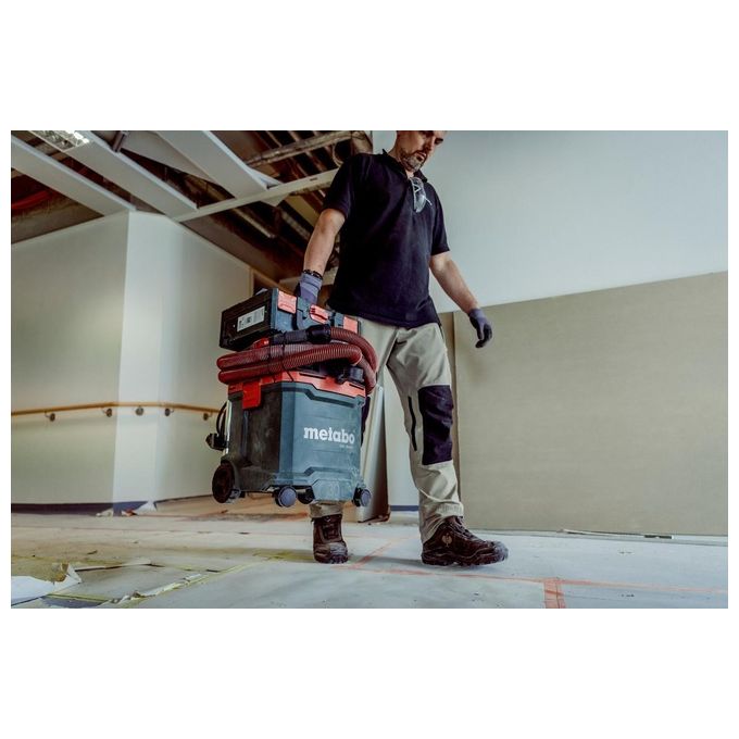 Metabo 602087000 ASA 30 M PC Aspiratore universale umido-secco classe M 30 L 1200 W PressClean antistatico colore Nero
