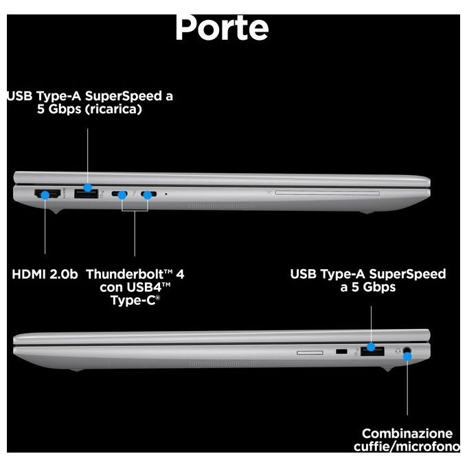 HP A3YZ7ET ZBook Firefly G11 Notebook 14'' AMD Ryzen 7 8840HS 16 GB RAM DDR5 512 GB SSD NVMe Wi-Fi 6E 4G LTE Windows 11 Pro