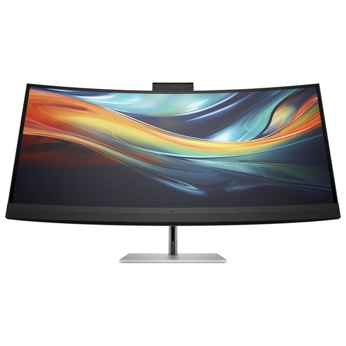HP 8Y2R2AA#ABB Serie 7 Pro Monitor Curvo 40'' 5120 x 2160 WUHD IPS Thunderbolt 3 HDMI DisplayPort Altoparlanti Webcam 4K colore Nero Argento