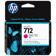 HP 3ED68A Cartuccia di inchiostro originale DesignJet 712 da 29 ml tecnologia a getto termico colore Magenta