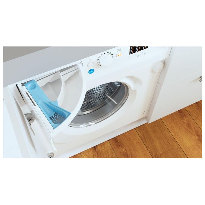 Indesit BIWMIL71252EUN Lavatrice da Incasso Frontale 7 Kg 1200 rpm Classe E 14 Programmi PushandWash (82x60x55 cm) colore Bianco