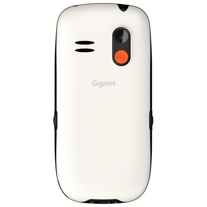 Gigaset S30853-H1230-R103 GL395 Telefono per Anziani 2.2'' Tasto SOS Bluetooth IP44 800 mAh colore Bianco